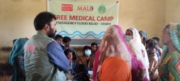 Unsere kostenlose medizinische Station / Our Free Medical Camp