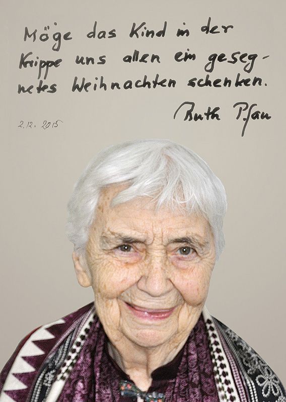 Weihnachtsgruß von Dr. Ruth Pfau